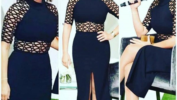 بالصورة .. إليسا تحضر مهرجان عالم من الأزياء  