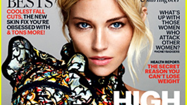 سيينا ميلر تتصدر غلاف مجلة " Marie Claire"  