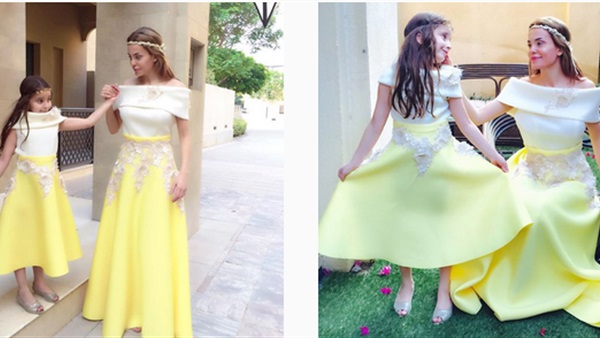 "دومينيك حوارني" تشعل انستغرام بصورتها برفقة ابنتها  