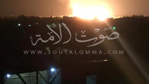 ننشر أول صور لحادث انفجار خط الغاز بدمياط