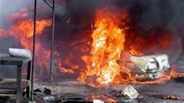 انفجار سيارة مفخخة بوسط سوريا وإصابة 8 أشخاص  
