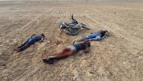 الجيش يصفي ثلاثة ارهابيين  اثناء محاولة إقتحام أحد  الأكمنة بالشيخ زويد