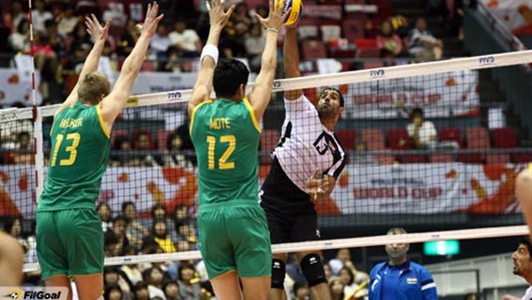 اليوم..منتخب الفراعنة للطائرة  يواجه المكسيك 