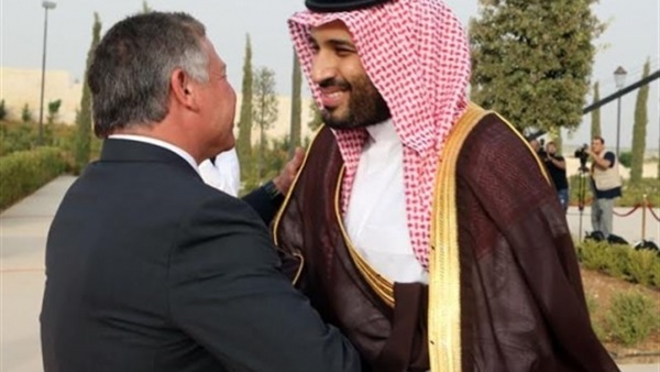 ملك الأردن وولي ولي العهد السعودي يبحثان الأزمة السورية