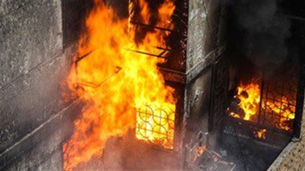 نشوب حريق هائل بشقة بعقار فى الإسكندرية