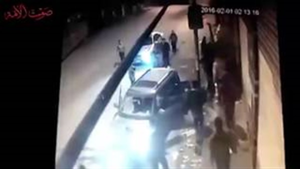 بالفيديو.. لحظة دهس مواطن بسيارة طالب شرطة فى الدقهلية