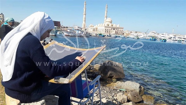 بالصور.. ورشة «land scape» بمارينا الغردقة