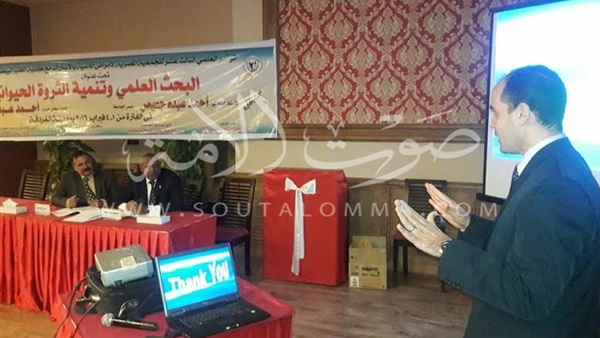 بالصور.. إستنتاج علف حيوانى يروى بالماء المالح