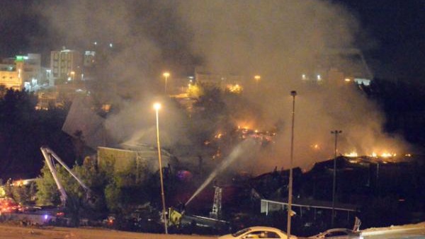 17 قتيلًا في حريق داخل فندق في كردستان العراق 