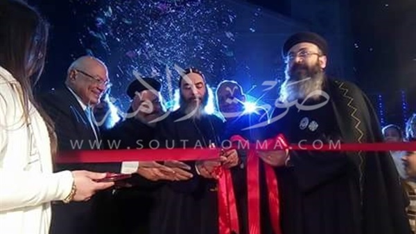 بالصور.. أسقف المحلة الكبرى يفتتح مبنى الخدمات 