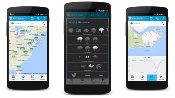 إصدار تطبيق «Sunshine» لمعرفة حالة الطقس