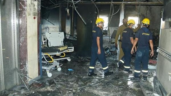 الدفاع المدني بالرياض يسيطر على حريق بمستشفى