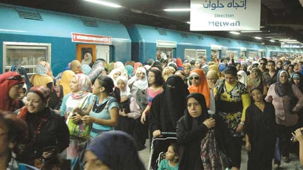 تعطل الخط الثاني للمترو نصف ساعة