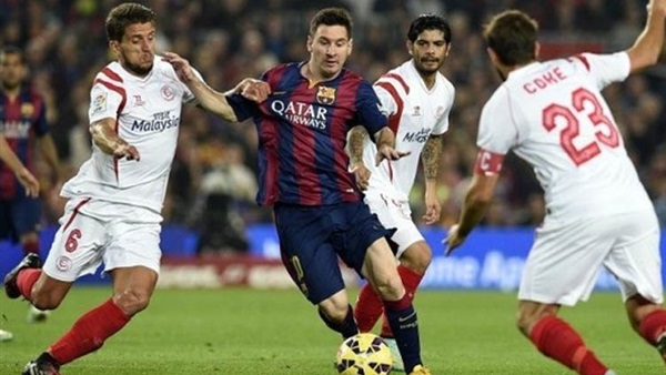 «برشلونة وإشبيلية» في إياب نصف نهائي كأس الملك