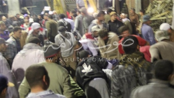 بالفيديو.. اللحظات الأولى لإنهيار مسجد كفر الشيخ
