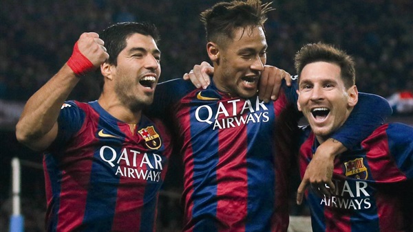 ميسي ونيمار وسواريز في هجوم برشلونة أمام سيلتا فيجو