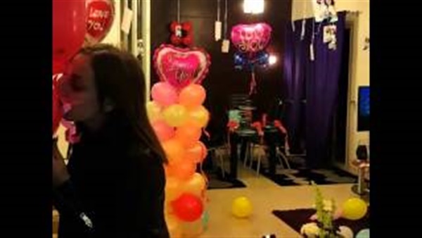 بالفيديو..أحمد سعد وريم البارودى معا فى عيد الحب