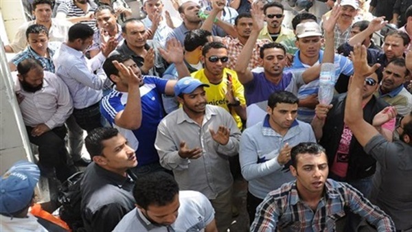 وقفة احتجاجية لطلاب معهد التمريض بكفرالشيخ  