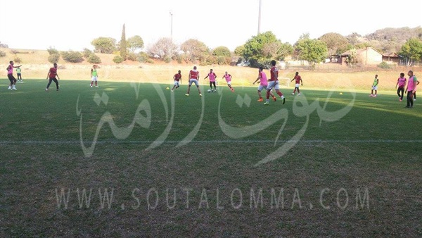 بالصور.. الأهلي ينهي أول  تدريباته في جنوب إفريقيا  