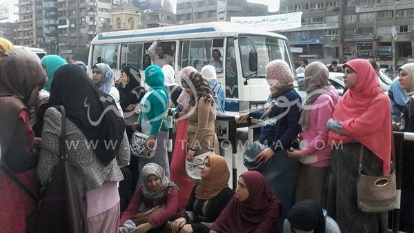  بالفيديو والصور.. وقفة احتجاجية لطلاب المعهد الصحي بالشرقية