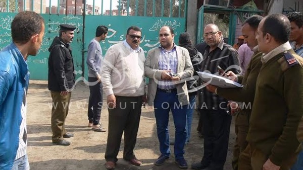 إزالة التعديات على الطريق الجديد الموازى للسكة الحديد ببنها