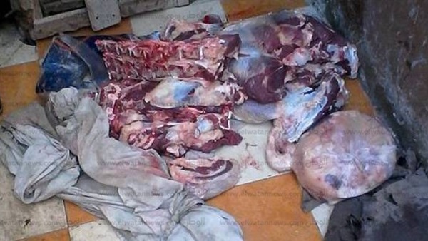  ضبط لحوم غير صالحة للإستخدام الادمي بكفر الشيخ