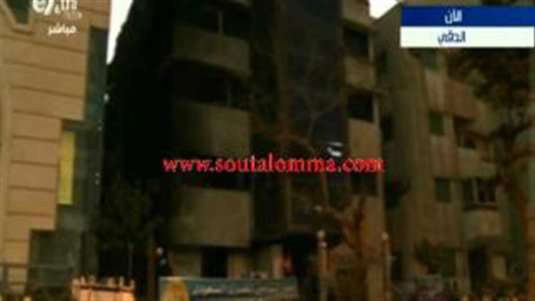 بالفيديو.. لقطات لموقع حريق الدقى بعد السيطرة عليه 