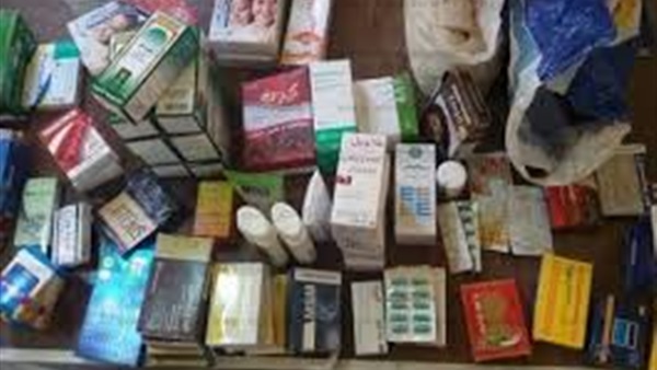 ضبط 2700 نوع أدوية مجهولة المصدر ببني سويف