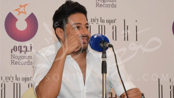 بالصور.. محمد حماقى يحتفل  بألبومه الجديد في مؤتمر صحفى 