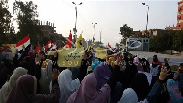 بالصور.. مسيرات لـ«الإرهابية» عقب صلاة الجمعة بالشرقية