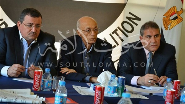 بالصور.. انتهاء اجتماع «دعم مصر» حول واقعة «عكاشة»  