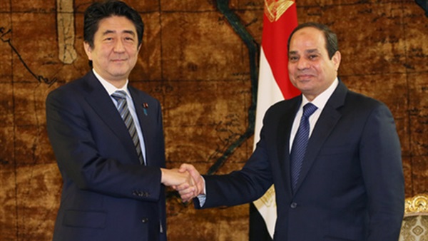 «السيسي» يشيد بروح التفاهم التي تسود العلاقات بين مصر واليابان