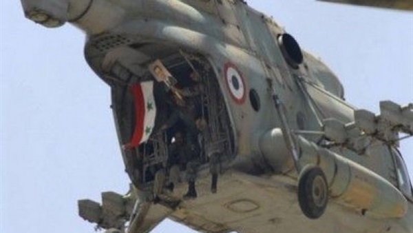 مروحيتان عسكريتان سوريتان تحلقان فوق الحدود مع لبنان