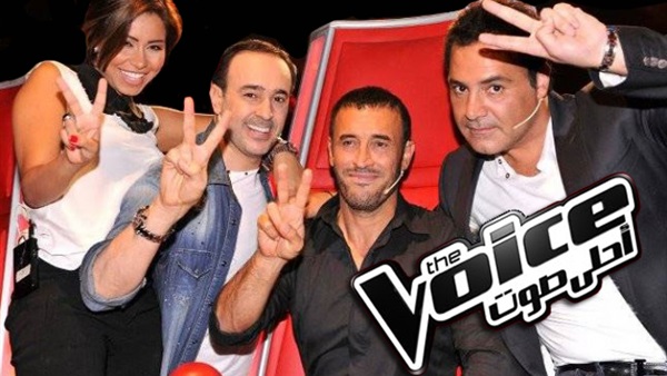 فى " ذا فويس " الرباعى يخطف متسابق وشيرين : هاقطع لك ايدك "  
