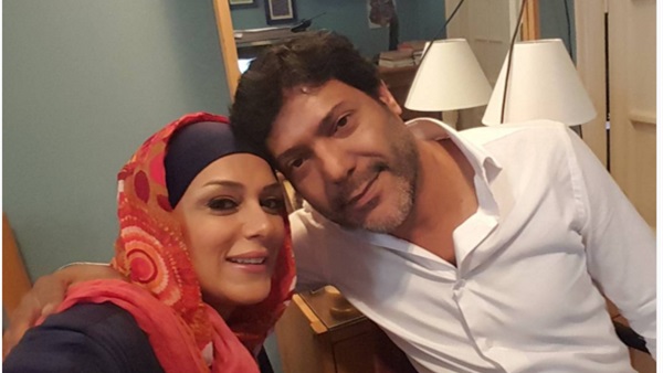 بالصورة.. إنجي المقدم داخل كواليس «سقوط حر»