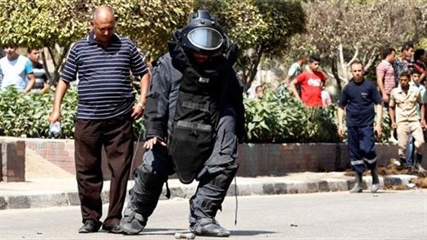 تفكيك قنبلة ثانية بمحيط مسجد عماد راغب بأكتوبر 
