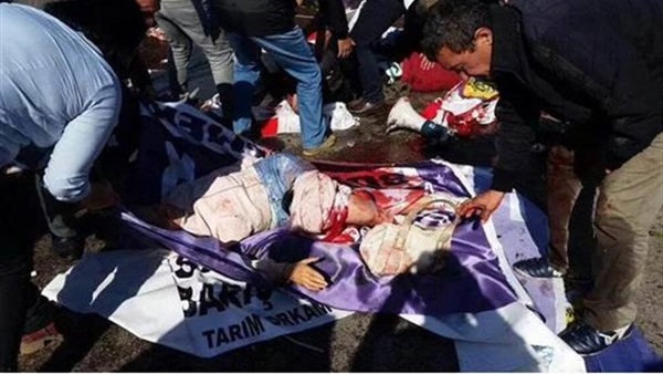 بالصور.. 86 قتيلا و 126 مصابا  حصيلة انفجار تركيا 