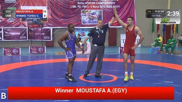 بالصور.. إنجاز جديد للاعبى القوات المسلحة فى بطولة إفريقيا للمصارعة