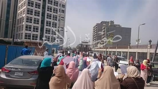 بالصور.. مسيرة لطلاب «الإرهابية» بجامعة دمنهور