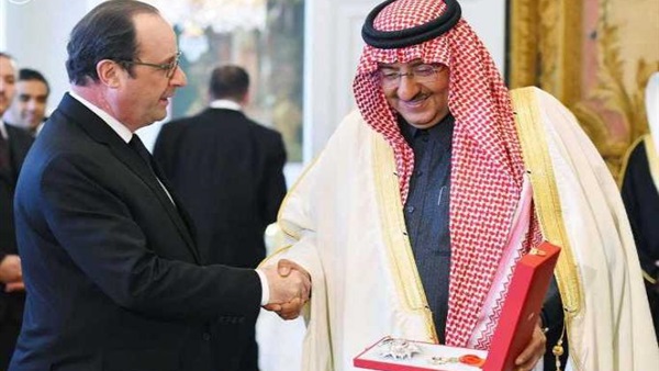اليمين الفرنسى يطالب بسحب وسام جوقة الشرف من ولى العهد السعودى