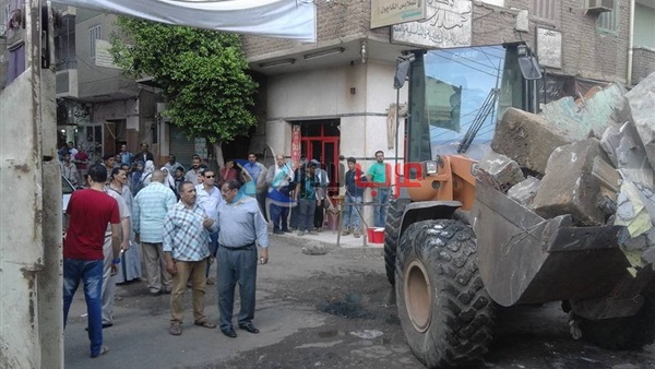 إزالة 15 فيلا لأباطرة المخدرات في الجعافرة بالقليوبية