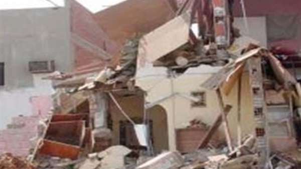 انهيارعقار ببنها دون خسائر في الأرواح