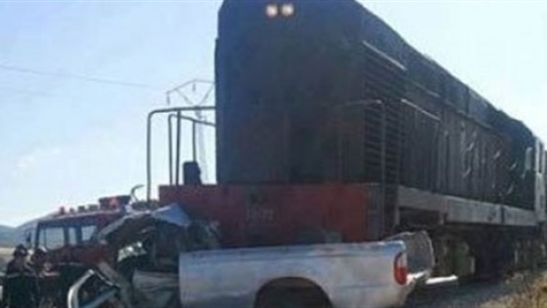 عاجل.. قطار يصطدم بسيارة نقل في الضبعة بمطروح
