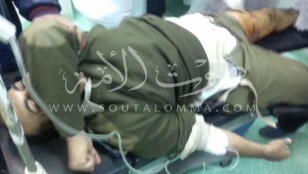 بالصور.. إصابة أمين شرطة أثناء تنفيذ قرار إزالة بالدقهلية