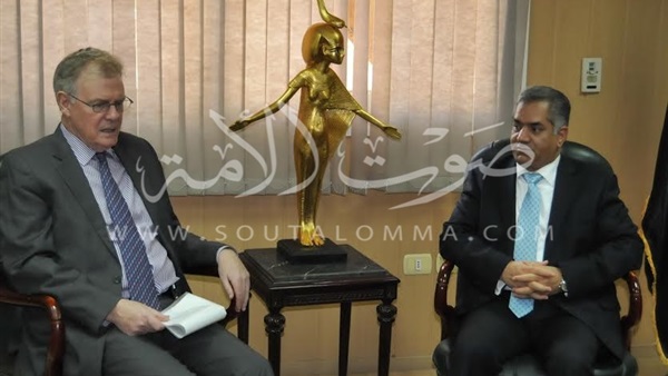 بالصور..لقاء وزير الآثار بسفير الإتحاد الأوروبي بالقاهرة