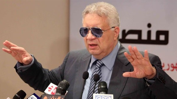 مرتضي منصور يطالب الأمن بإقامة المباراة في الدفاع الجوي   