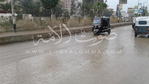 بالصور .. أمطار وعواصف ترابية تضرب كفر الشيخ 