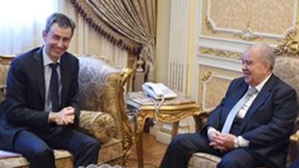 العجاتي يستقبل السفير  السويسرى بالقاهرة 