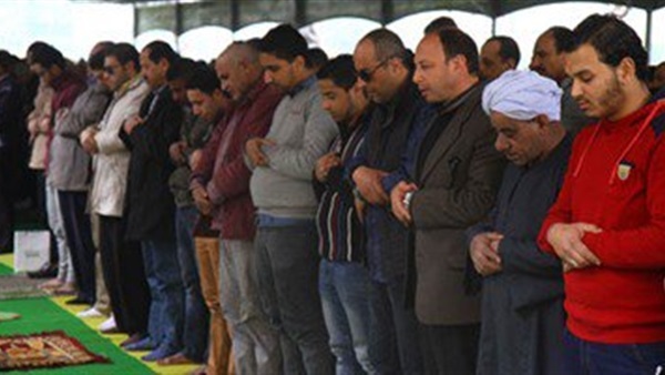  أوقاف المنيا تؤدى صلاة الغائب على ارواح الحرم المكى بمسجد الفولى   