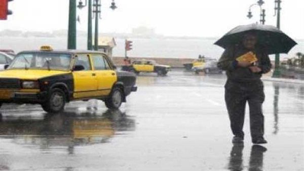 سقوك أمطار خفيفة على محافظة الإسكندرية 
